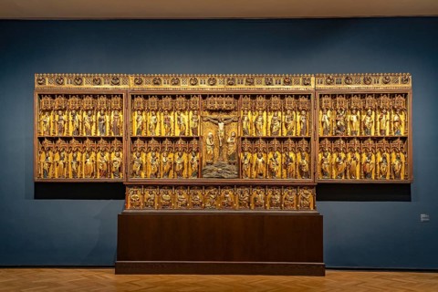 The Grabow Altarpiece in the Hamburger Kunsthalle, Hamburg, Germany, Europe