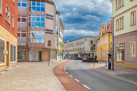 Zehntstraße in Schweinfurt, Germany, Europe