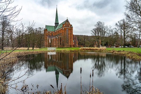 The Doberan Minster in Bad Doberan, Mecklenburg-Western Pomerania, Germany, Europe