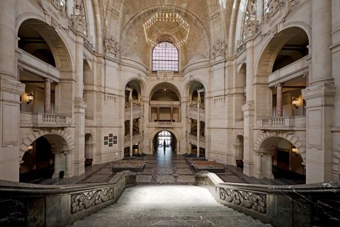 View of the administrative building of the Norddeutsche Landesbank, Hanover, Lower Saxony, Germany,