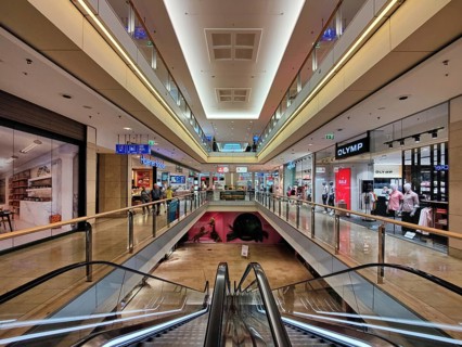 Interior view of the Stadt-Galerie, Hamelin, Lower Saxony, Germany, Europe