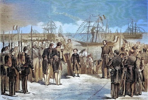 Voyage of the Imperial Prince Crown Prince Napoleon Eugene Louis Jean Joseph Bonaparte (16 March