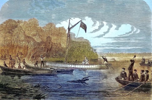 Exploration in search of Dr livingstone, in southern Africa, Henry Morton Stanley sent out by James