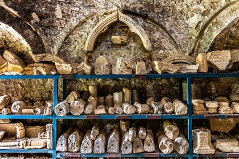Powder magazine, Barutana, today Lapidarium, ruined city of Stari Bar, originally from the 11th