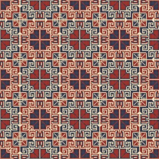 Embroidery Tatreez pattern, Palestinian fashion vector ornament