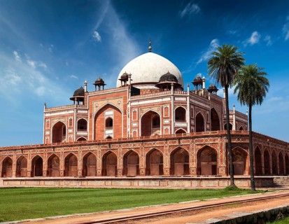 Humayun's Tomb complex. New Delhi, India, Asia