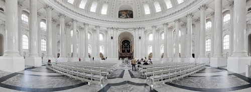 St Blasien Cathedral Interior Panorama Germany