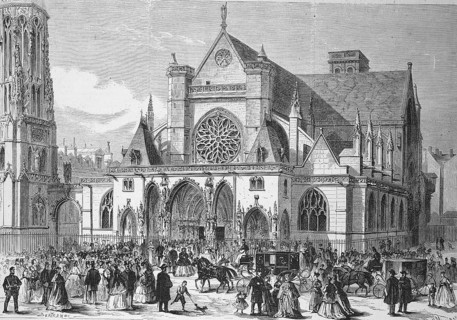 Parish Church of Saint-Germain-l'Auxerrois is an important late Gothic church in Paris, Queen