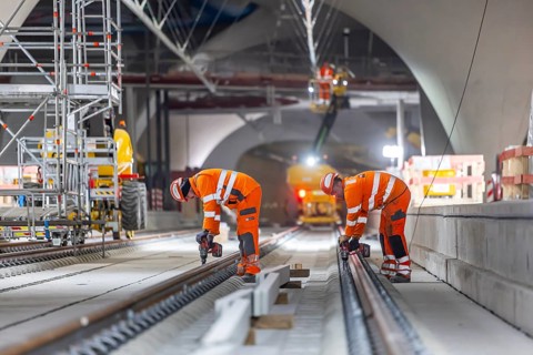 Preparations are underway for the Stuttgart 21 open construction site days, where interested
