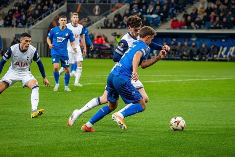 Football UEFA Europa League, 2024/25 season, matchday 7: TSG Hoffenheim v Tottenham Hotspur.