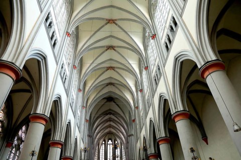 Altenberg Cathedral, Bergischer Dom, former monastery church of Altenberg Abbey, built by the