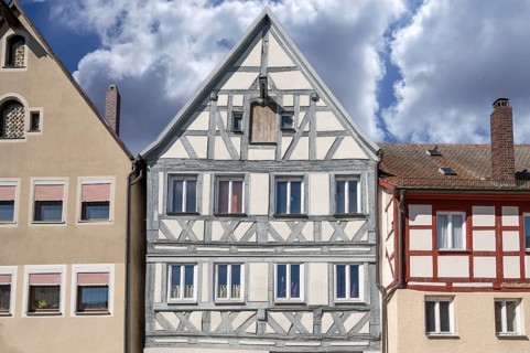 Historic half-timbered house, Weißenburg, Middle Franconia, Bavaria, Germany, Europe
