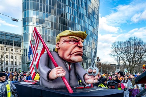 Rose Monday parade Carnival parade in Düsseldorf, North Rhine-Westphalia, Germany, Europe