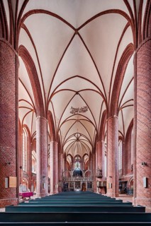 Gothic Church of St Mary, interior, Brick Gothic, Stendal, Saxony-Anhalt, Germany, Europe