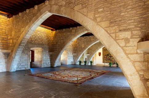Interior design, Royal Palace Alumdaina, Palma de Majorca, Spain, Europe