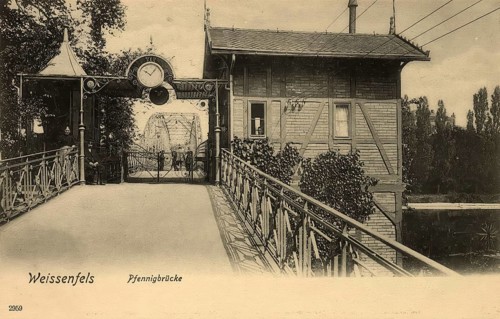 Historical postcard, picture postcard, Weißenfels, Weissenfels an der Saale, Saxony-Anhalt,