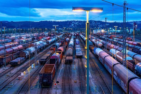 The Hagen-Vorhalle marshalling yard, one of the 9 largest in Germany, is located on the
