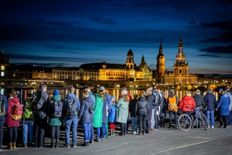 On 13 and 14 February 1945, Dresden was heavily destroyed in three Allied bombing raids. Every