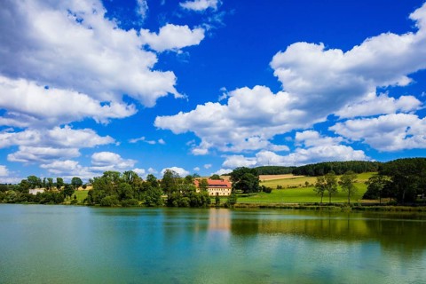 The Dittmannsdorfer Teich is a reservoir of the Freiberg district watercourse in Saxony,