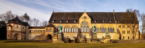 Goslar Imperial Palace, 11th century imperial house, UNESCO World Heritage Site, Harz Mountains,