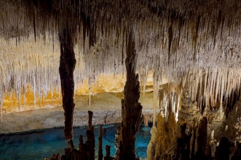 Caves of Drach, Coves del Drac, Porto Christo, Majorca, Balearic Islands, Spain, Mediterranean Sea,