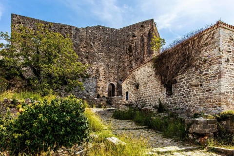 Citadel with the best view over the ruined town of Stari Bar, originally from the 11th century, is