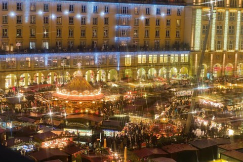 The Striezelmarkt, which has been held since 1434, is the oldest Christmas market in Germany and