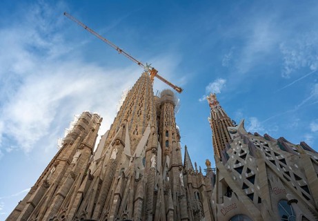 Sagrada Familia by Antoni Gaudi, Barcelona, Catalonia, Spain, Europe