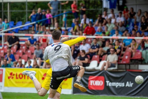 Fistball: TSV Pfungstadt against Union Tigers Vöcklabruck (IFA 2024 Fistball World Tour Finals