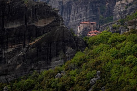 Monastery of Rousanou, Metéora Monasteries, Kalambaka, Trikala, Thessaly, Greece, Europe