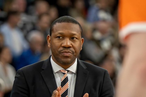 Heidelberg, 04.05.2024: Tyron McCoy, assistant coach of Ratiopharm Ulm, at his team's away game at