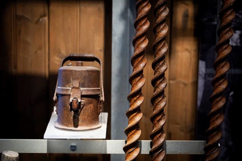 Drill, Mining Museum, Kongsfjord, Ny-Ålesund, Spitsbergen Island, Svalbard and Jan Mayen