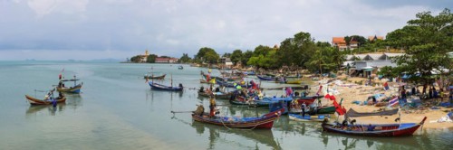 Colourful fishing boats, boat, ship, fishing boat, colourful, colourful, decorated, harbour, sea,
