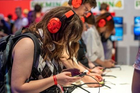 Gamescom, the world's largest trade fair for video and computer games, in Cologne, Germany, Europe