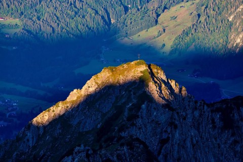 Sunrise, Gaisalphorn, 1953m, Allgäu Alps, Allgäu, Bavaria, Germany, Europe