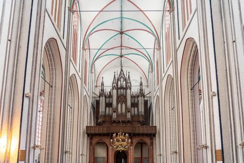 Organ by Friedrich Ladegast in Schwerin Cathedral St. Marien and St. Johannis, State Capital