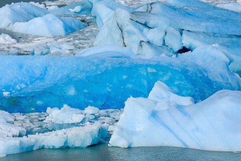 El Calafate, Patagonia, Argentina, Perito Moreno Glacier in Los Glaciares National Park. The Perito