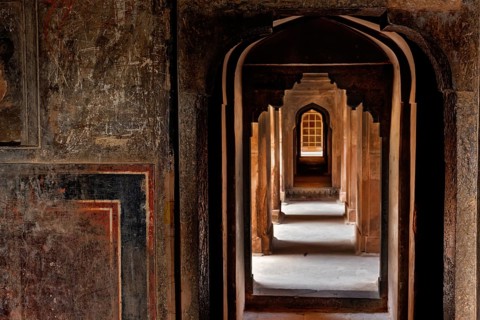 Datia palace (also called Satkhanda Palace or Purana Mahal or the Old palace) . Datia, Madhya