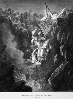 Bible, Punishment of Korah or Cyrus and his mob, Genesis 16, 33, Moses, Old Testament, punishment,