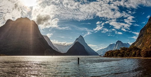 Milford Sound, Fiordland-Nationalpark, Neuseeland
