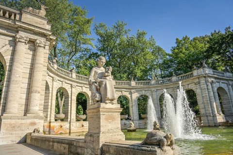 Fairytale Fountain, Volkspark, Friedrichshain, Berlin, Germany, Europe