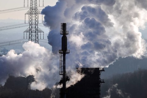 Bottrop, North Rhine-Westphalia, Germany, The Prosper coking plant is one of three operating coking