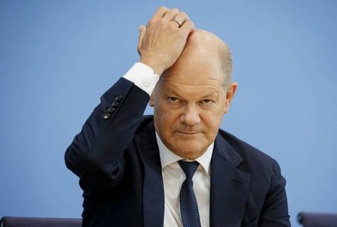 Olaf Scholz (SPD), Federal Chancellor, presents the 2025 budget at the BPK. Berlin, 05.07.2024.