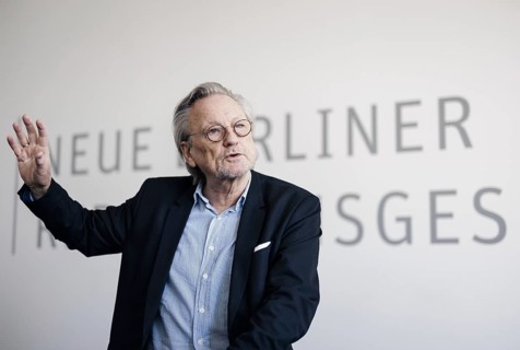 Peter Brandt, recorded during an interview at the NBR office in Berlin. 09.05.2022