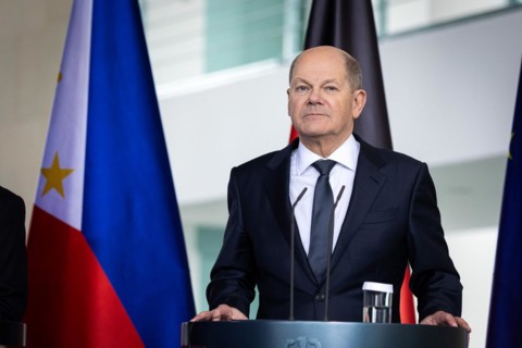 Olaf Scholz, Federal Chancellor, and Ferdinand Marcos Jr (not pictured), President of the Republic