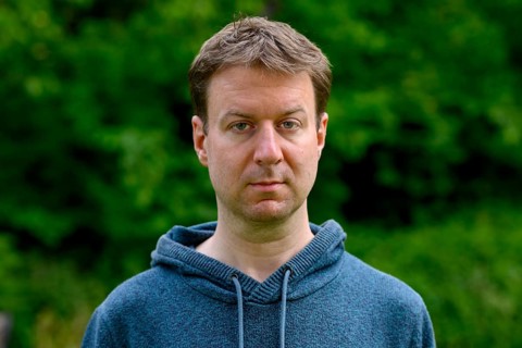 Titus Feldmann on the 8th day of his hunger strike. He studied simulation and theoretical mechanics