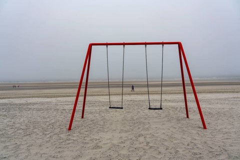 North Sea island of Langeoog, early summer, shortly after the first easing of the lockdown in the