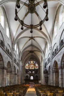 Interior, Basel Minster, Basel, Canton of Basel-Stadt, Switzerland, Europe