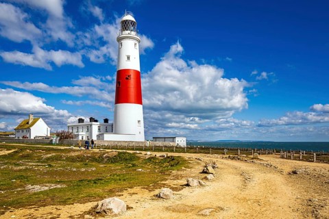 Portland Bill Lighthouse, Portland Bill, Isle of Portland, Dorset, England, United Kingdom, Europe