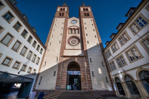 St Kilian's Cathedral, Würzburg, Lower Franconia, Bavaria, Germany, Europe